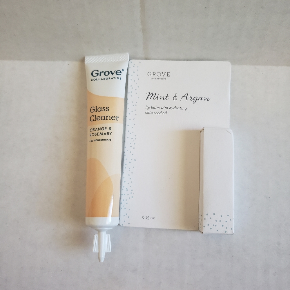 Grove Collaborative Lip Balm & Glass Cleaner